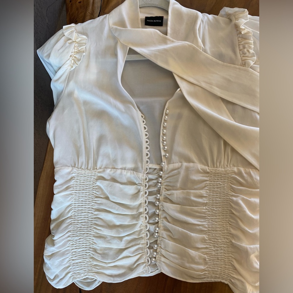 Silk and pearl shirt